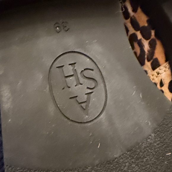 ASH Leopard Print Size 39/9 Loafers - Picture 8 of 10